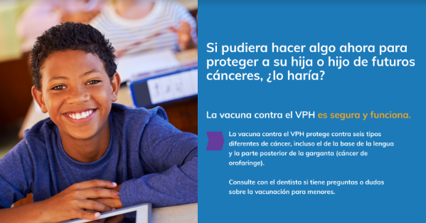 HPV Dental Provider FB Parent A Spanish Post